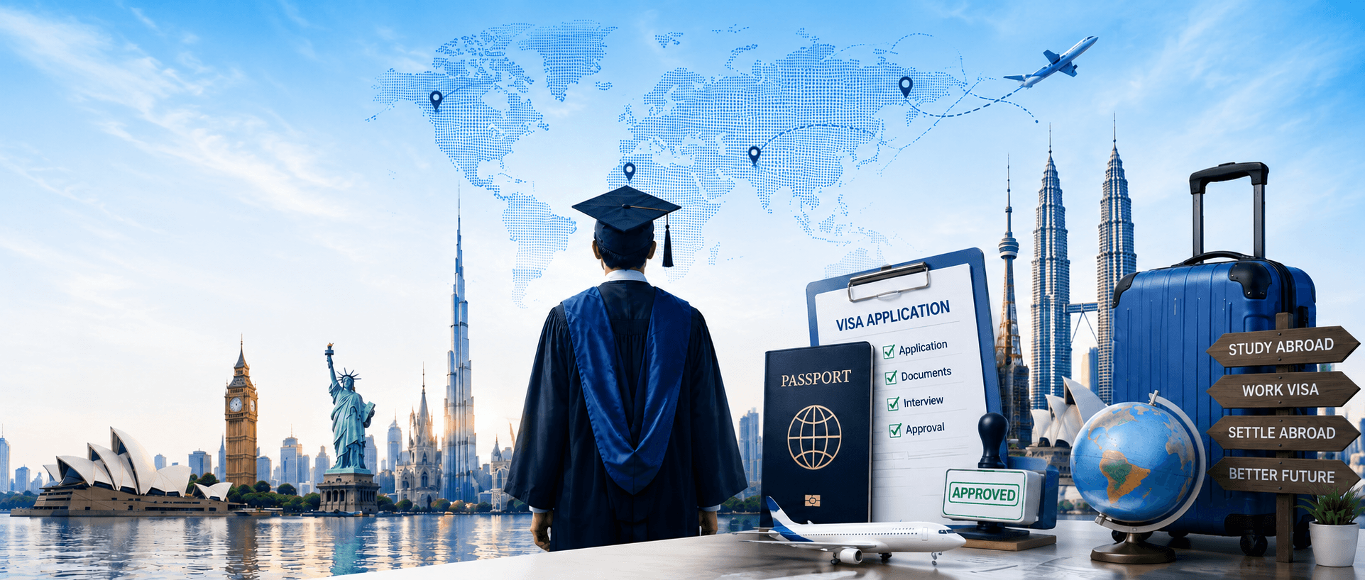 One Dream. Endless Possibilities. Study Abroad Guidance